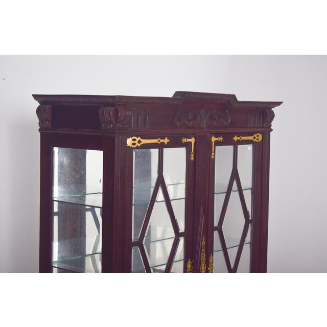 Antique Portuguese Dutch-Style Display Cabinet, 1800s For Sale - Image 3 of 13