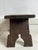 Rustic Oak Stool, 1920s For Sale - Image 13 of 17