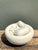 Cream Vintage Matte Glazed Ceramic Tabletop Pebble Fountain For Sale - Image 8 of 12