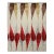 Mid Century Modern Style Rug, Red, White - Boobyalla No. 2 by Rug & Kilim For Sale