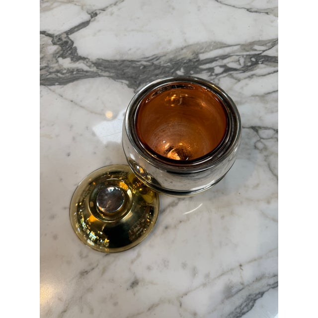 Modern Vintage Champagne Cooler With Lid For Sale - Image 3 of 5