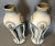 Ceramic Antique Art Nouveau Amphora Style Art Pottery Buttress Vases- Set of 2 For Sale - Image 7 of 12