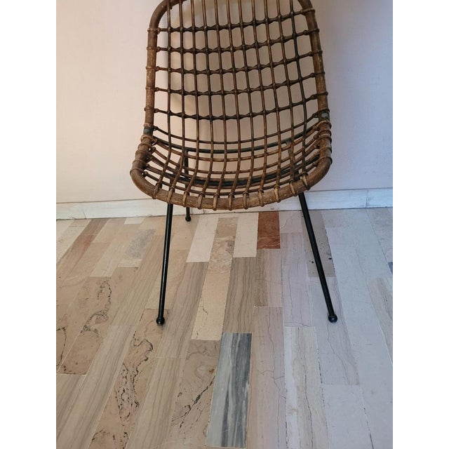 Vintage Italian Chair by Gian Franco Legler for Bonacina, 1960 For Sale - Image 10 of 11