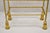Italian Hollywood Regency Gold Gilt Iron 3 Tier Shelf Small Display Stand (A) For Sale - Image 9 of 12