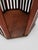 Brown English Georgian Mahogany and Brass Slatted Plate Bucket For Sale - Image 8 of 8