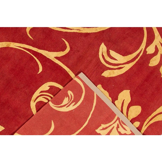 Contemporary Nepalese Rug, 9' X 12' For Sale - Image 4 of 9