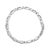 Contemporary 14K White Gold 2.00 Cttw Princess Diamond Invisible Set Link Bracelet (H-I Color, SI2-I1 Clarity) - 7" For Sale - Image 3 of 6