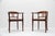 Vintage German Art Deco Armchairs in Wood and Leather, 1930s, Set of 2 For Sale - Image 4 of 17