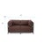 Axis 2pc Sectional Sterling Chocolate Titanium Frame For Sale In Chicago - Image 6 of 7