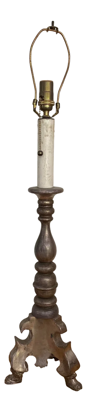 Silver Leaf Belmont Table Lamp