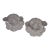 1960s Pair of Lalique Honfleur Sherberts and Saucer Plates For Sale