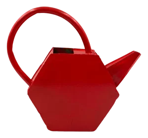 Modern French Red Watering Can, 1940s