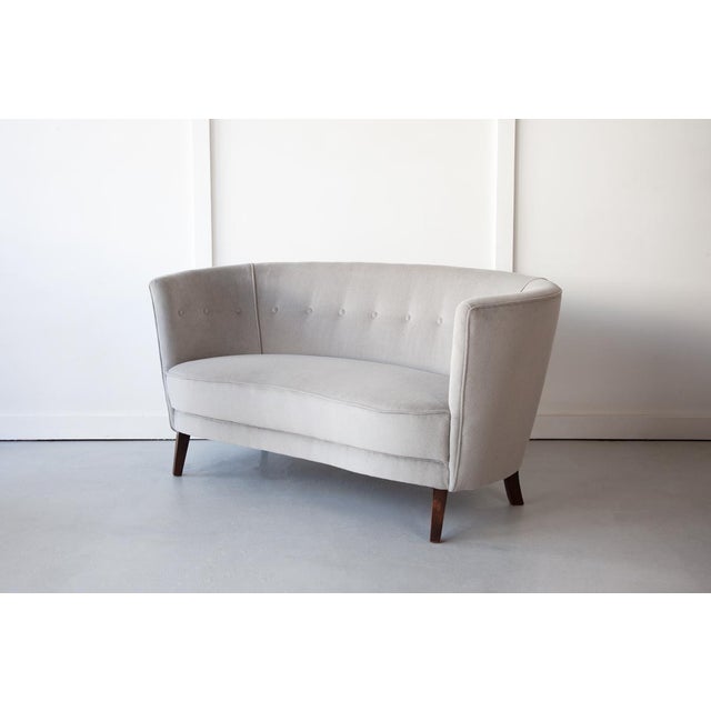 Mid-Century Modern Danish Banana Sofa, 1930s For Sale - Image 9 of 9