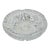 Vintage Round Cut Glass Display or Trinket Dish or Ashtray For Sale