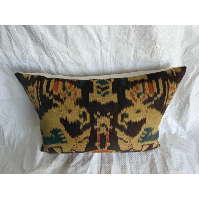 Circa 1850 Antique Ikat Pillow For Sale In Los Angeles - Image 6 of 7