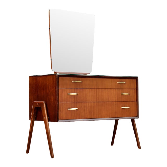 1960s Mid Century British Design Vanity Dresser For Sale