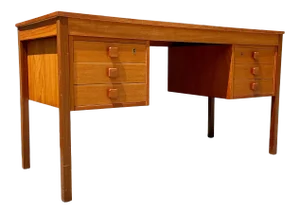 Mid Century Danish Modern Writers Desk | by Domino Møbler