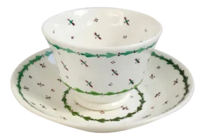 Circa 1820 English China Tea Cup & Saucer Set