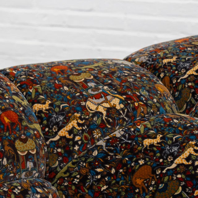 Modular Persian Sofa in Fabric, 1980s, Set of 3 For Sale - Image 12 of 15