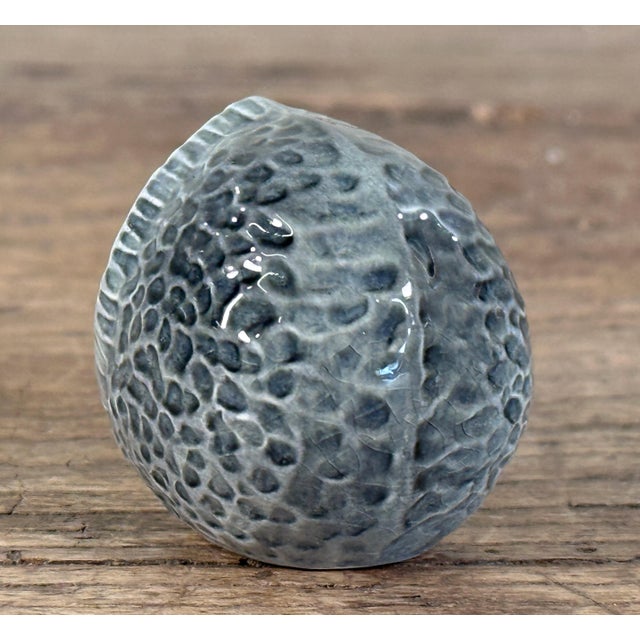 Vintage Glazed Hedgehog Miniature Figurine For Sale - Image 4 of 5