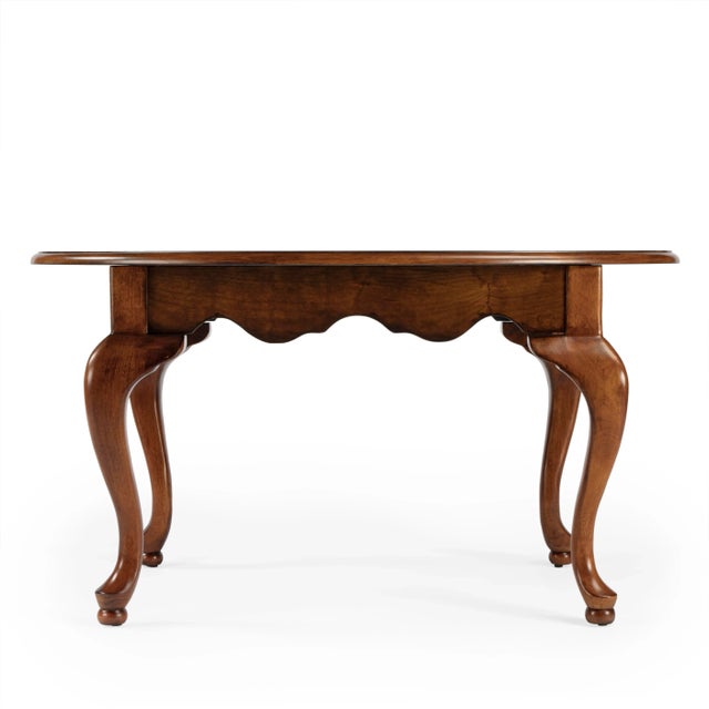 2020s Grace Oval 4 Legs Coffee Table, Medium Brown For Sale - Image 5 of 9