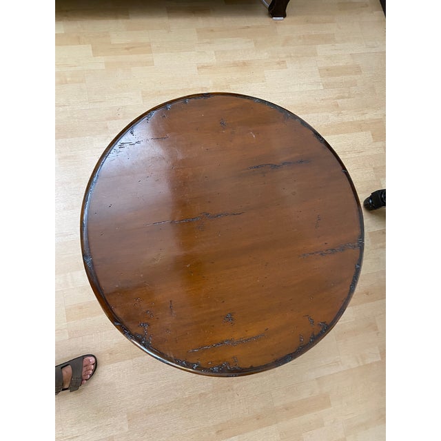 Barley Twist End Table For Sale - Image 4 of 5