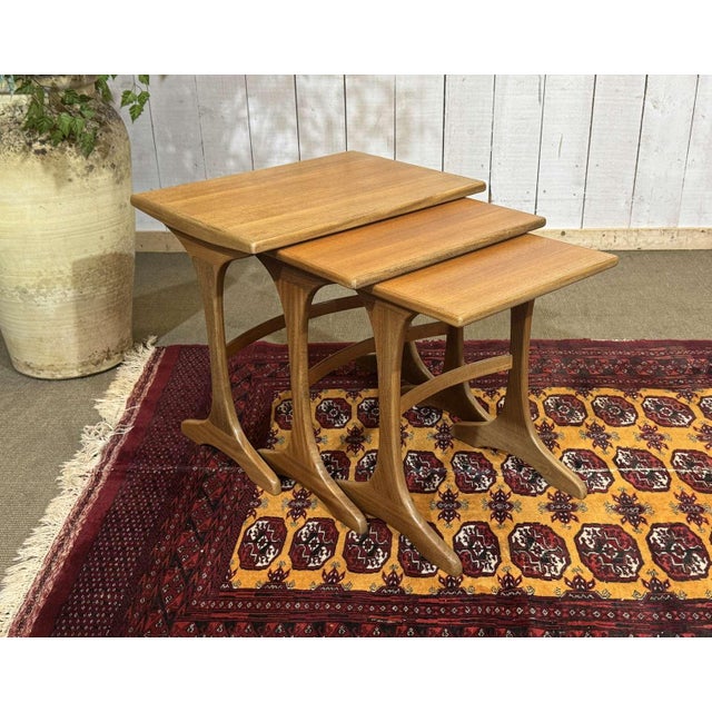 Nesting Teak Tables by G-Plan, 1970s, Set of 3 For Sale - Image 12 of 14