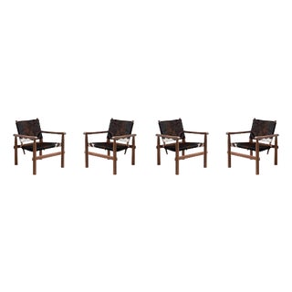 533 Doron Hotel Armchairs by Charlotte Perriand for Cassina, Set of 4 For Sale