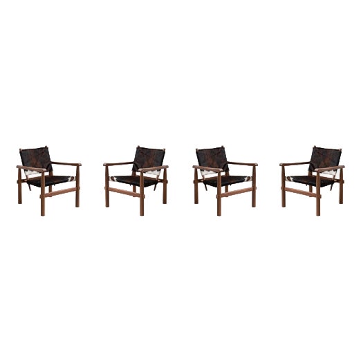 533 Doron Hotel Armchairs by Charlotte Perriand for Cassina, Set of 4 For Sale