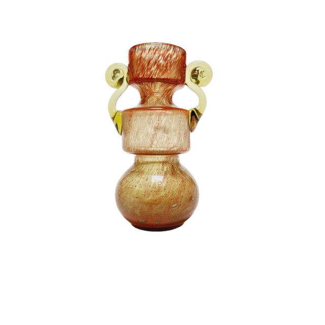 1970s Postmodern Vase from Łysa Góra Glassworks, Poland, 1970s For Sale - Image 5 of 5