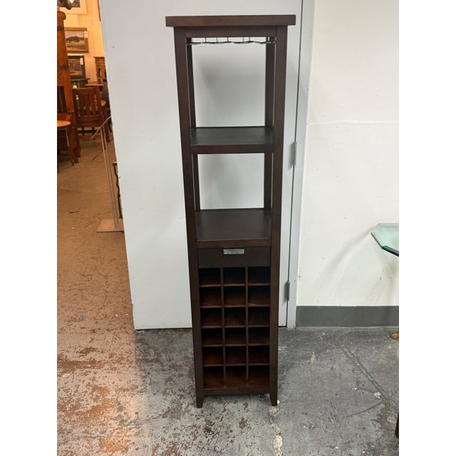 Crate & Barrel Madison Wine Tower For Sale In San Francisco - Image 6 of 12