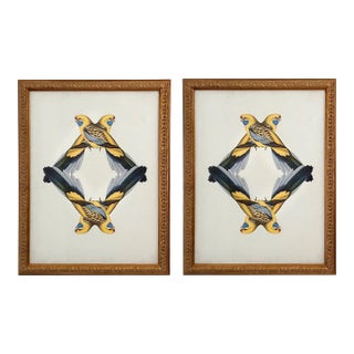 Bird Prints of Parrots by Rosenstiels - A Pair For Sale