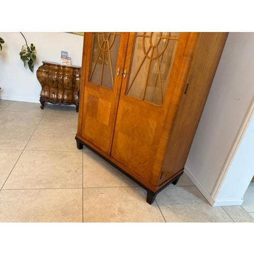 Art Nouveau Display Bookcase, 1920s For Sale - Image 9 of 15