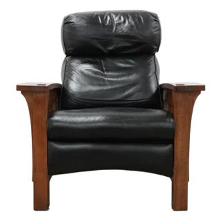 Stickley Bustle Back Bow Arm Morris Recliner For Sale