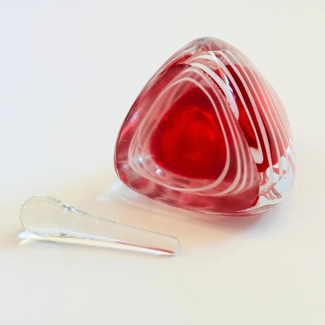 Art Glass Perfume Bottle With Dauber For Sale - Image 13 of 13