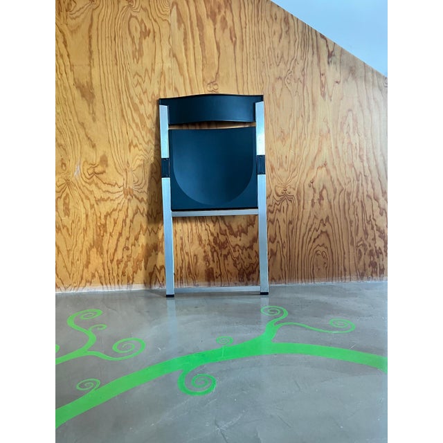 P08 Folding Chair by Justus Kolberg for Tecno, 1991 For Sale - Image 11 of 17
