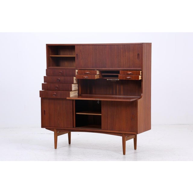 Vintage Teak Highboard, 1960s For Sale - Image 5 of 11