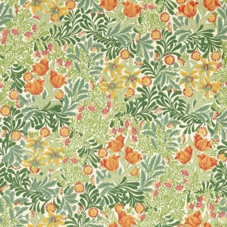 Morris & Co Bower Wallpaper in Herball/Weld - a Sample For Sale