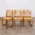 Brown 1960s Maison Regain Brutalist Elm + Rush Dining Chairs - Set of 6 Available, Sold as Pairs For Sale - Image 8 of 8