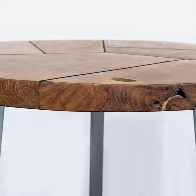 New Pacific Direct Leon Reclaimed Teak Wood End Table For Sale In San Francisco - Image 6 of 7