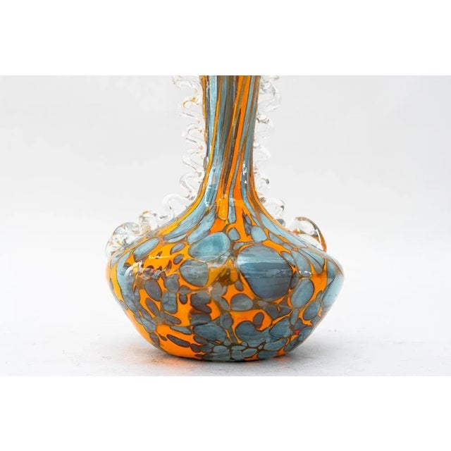 Italian Millefiori Art Glass Vase, 1950s For Sale - Image 10 of 11