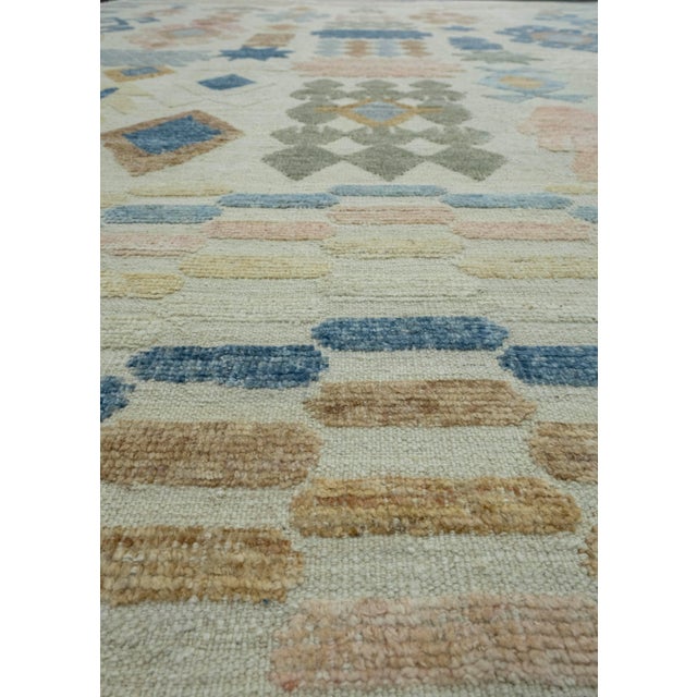 Early 21st Century Turkish Kilim Oriental Handmade Flatweave 10'8" x 13'7" #18612 For Sale - Image 5 of 8