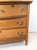 Antique Five Drawer Oak Dresser With Large Mounted Mirror For Sale - Image 18 of 18