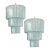 Tronchi Chandeliers in the style ofToni Zuccheri for Venini, Murano, Set of 2 For Sale
