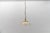 Heavy amber-colored embossed glass lamp by peill & putzler, 1960s, germany the lowest possible height is 50 cm, and it is...