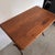 Wood Bistro Table in Oak with Metal Legs For Sale - Image 7 of 8