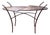 1999 Monumental Studio Craft "Inverted Opposition" Handmade Metal Console Table by Mark Oldland For Sale