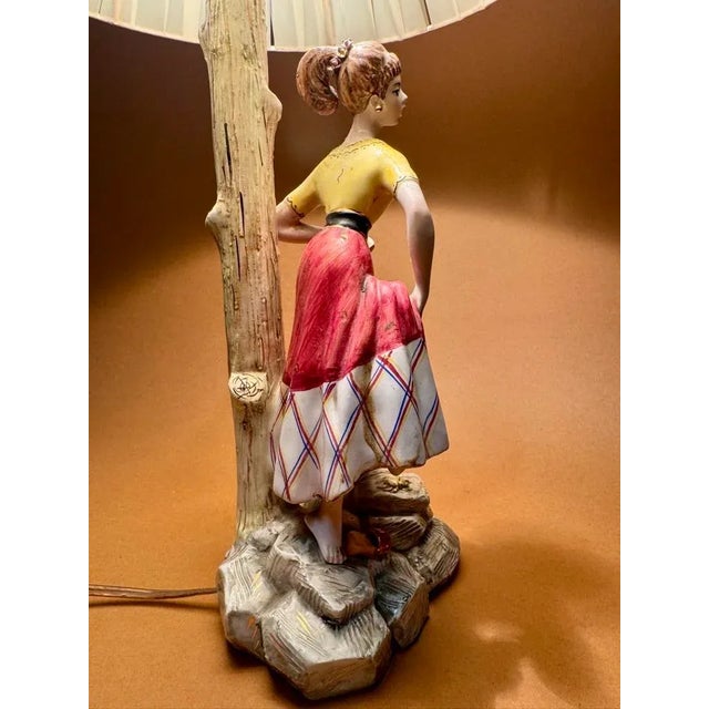 Vintage Ceramic Lamp by Liani, 1950 For Sale - Image 4 of 10