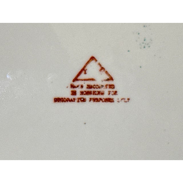 Vintage Chinese Hand Painted Gold Gilded Porcelain Plates W/ Roosters - A Pair For Sale - Image 15 of 15