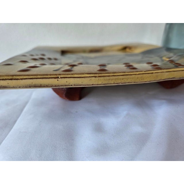 Studio Pottery Ceramic Trivet Stand by Niek Hoogland, 2003 For Sale - Image 8 of 10